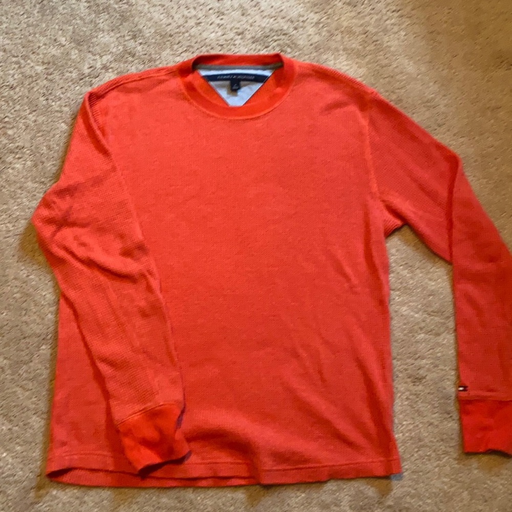 Tommy Hilfiger coral long sleeve